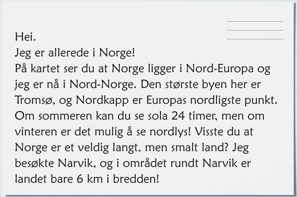 Postkort fra Tromsø
