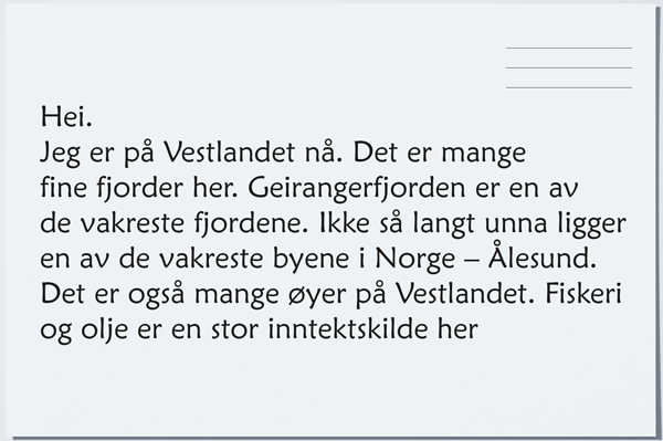 Postkort fra Ålesund